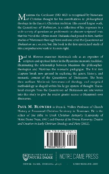 Exegesis and Spiritual Pedagogy in Maximus the Confessor