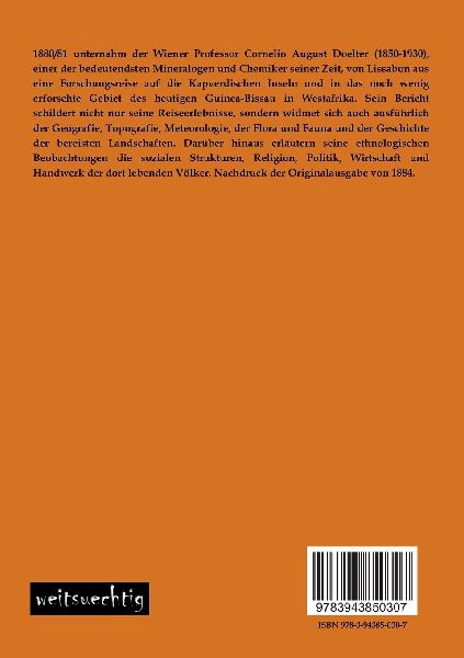 Über die Capverden nach dem Rio Grande und Futah-Djallon