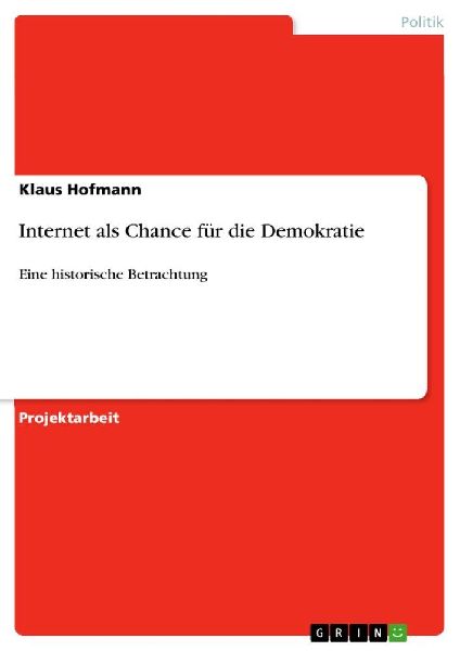 Internet als Chance für die Demokratie