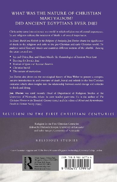 Death, Burial and Rebirth in the Religions of Antiquity