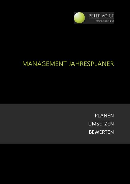 Management Jahresplaner