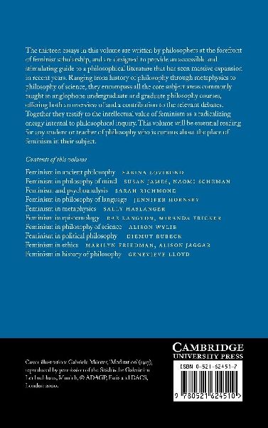 The Cambridge Companion to Feminism in Philosophy