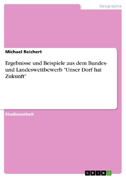 Ergebnisse und Beispiele aus dem Bundes- und Landeswettbewerb ...