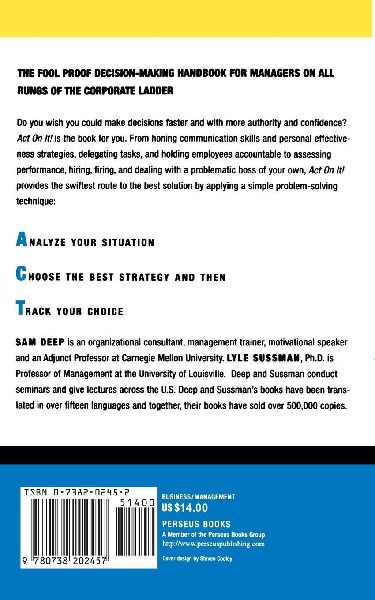 Act on It! Solving 101 of the Toughest Management Challenges