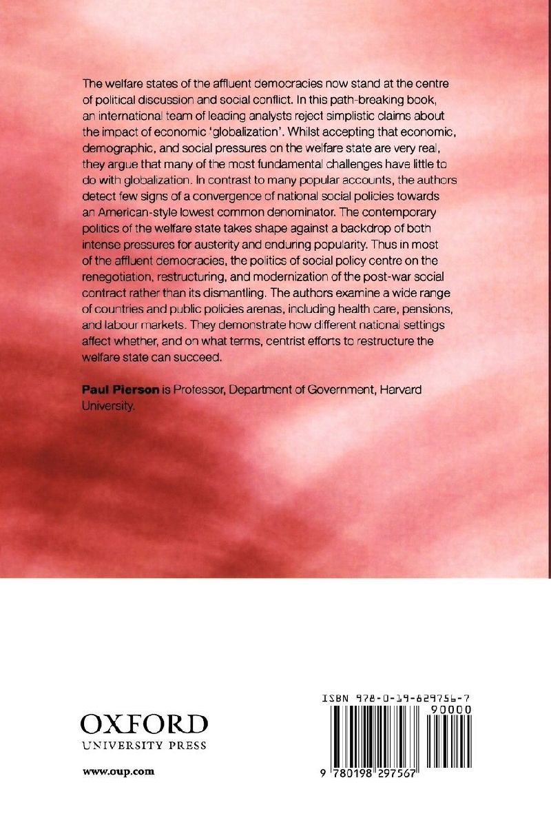 The New Politics of the Welfare State
