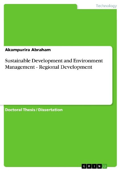 Sustainable Development and Environment Management - Regional ...