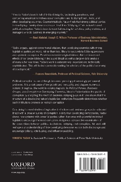 Political Parties, Business Groups, and Corruption in Developing Countries
