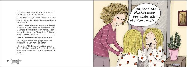 Wilma und die Windpocken - Das Bilder-Erzählbuch für Kinder, die Windpocken haben oder mehr darüber wissen wollen