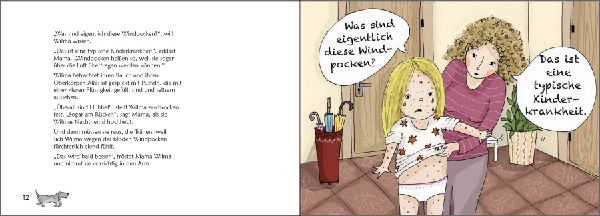 Wilma und die Windpocken - Das Bilder-Erzählbuch für Kinder, die Windpocken haben oder mehr darüber wissen wollen
