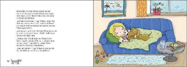 Wilma und die Windpocken - Das Bilder-Erzählbuch für Kinder, die Windpocken haben oder mehr darüber wissen wollen