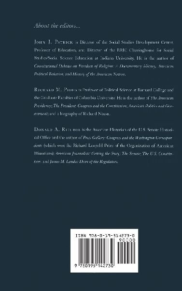 The Oxford Guide to the United States Government