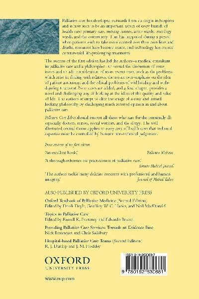 Palliative Care Ethics
