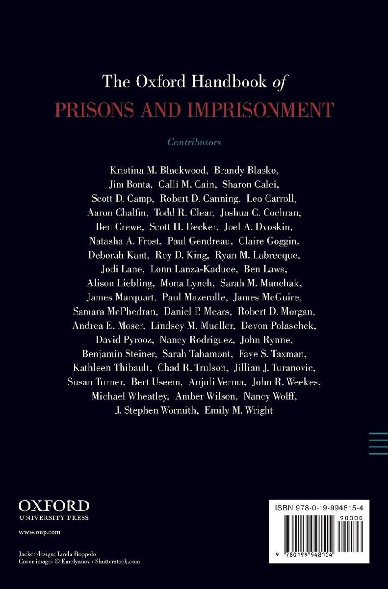 Oxford Handbook of Prisons and Imprisonment