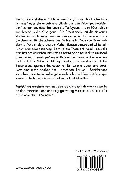 Krise des deutschen Tarifsystems