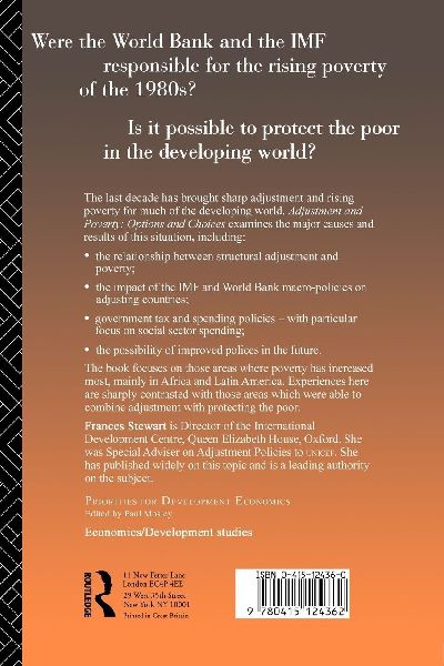 Adjustment and Poverty