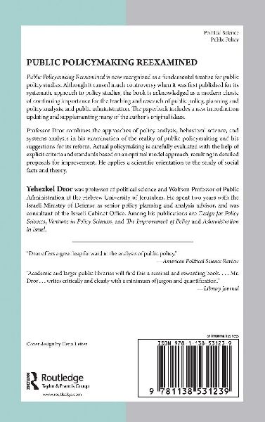 Public Policy Making Reexamined