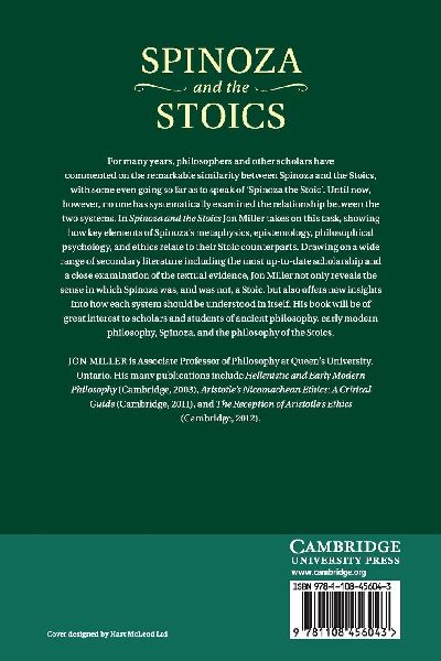 Spinoza and the Stoics
