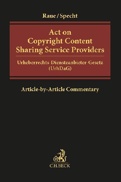 Act on Copyright Content Sharing Service Providers