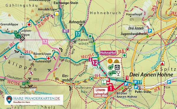 Der Brocken 1 : 30 000