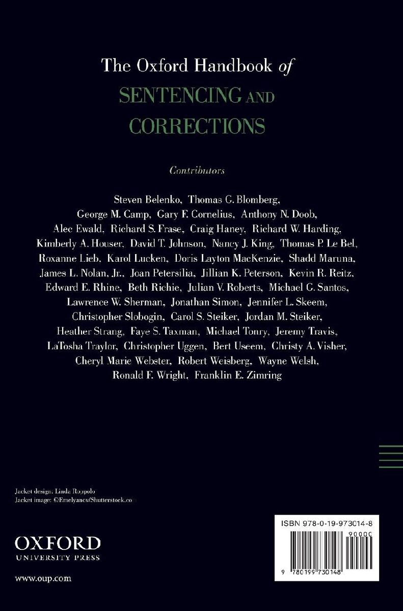 Oxford Handbook of Sentencing and Corrections