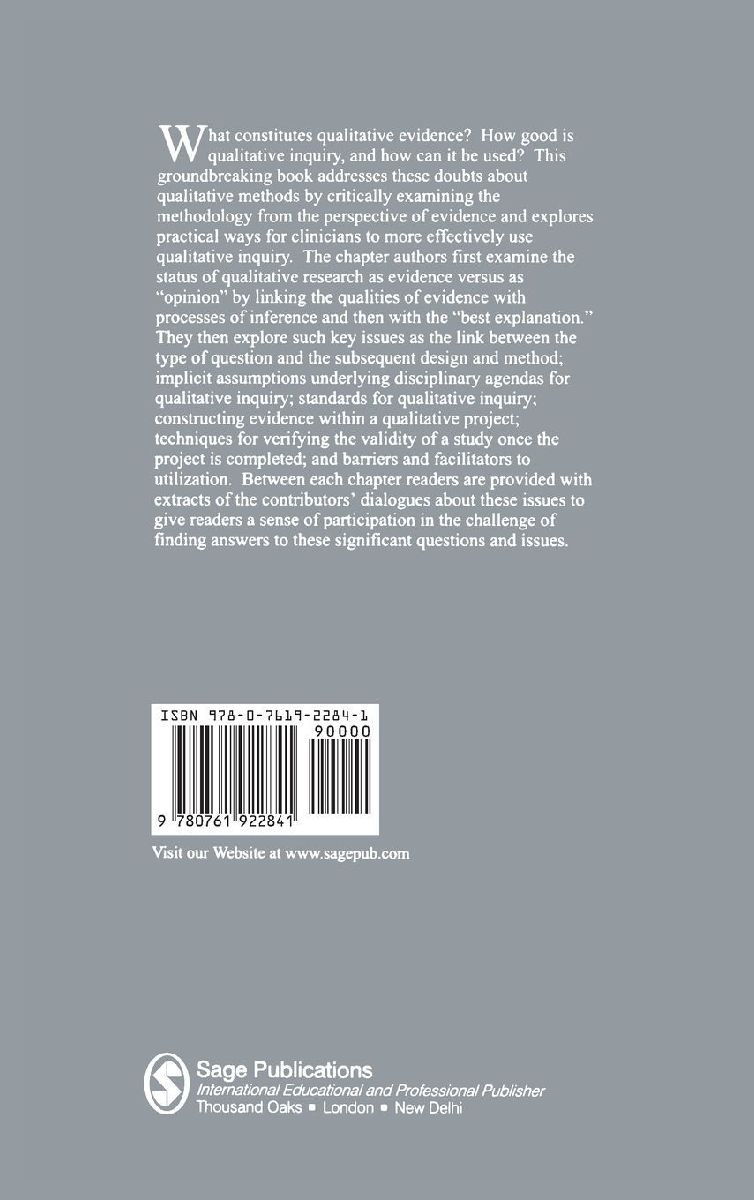 The Nature of Qualitative Evidence