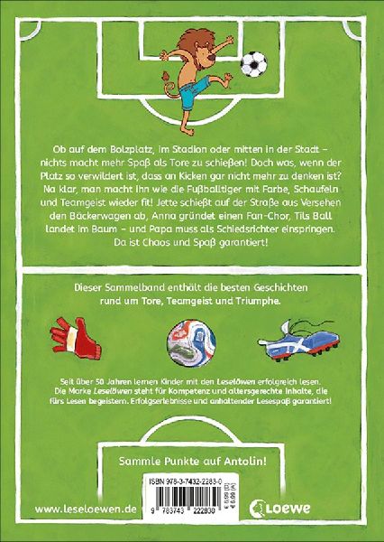 Die besten Leselöwen-Fußballgeschichten zum Lesenlernen