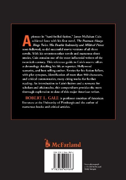 Characters and Plots in the Fiction of James M. Cain