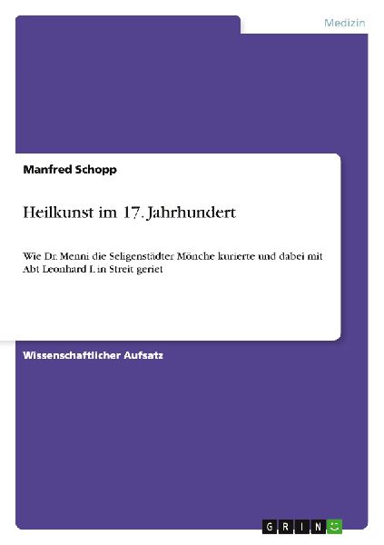 Heilkunst im 17. Jahrhundert