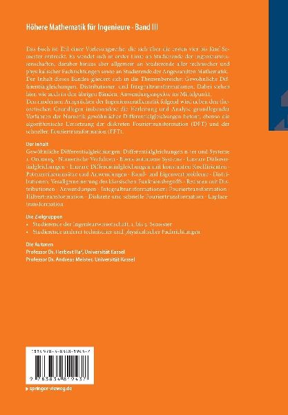 Höhere Mathematik für Ingenieure