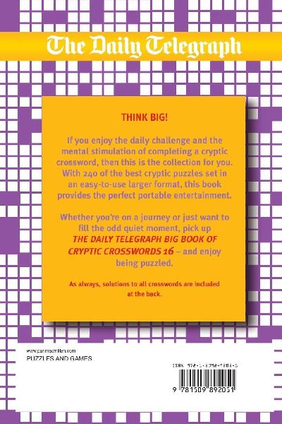Daily Telegraph Big Book of Cryptic Crosswords 16