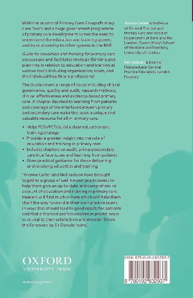 Guide to Education and Training for Primary Care