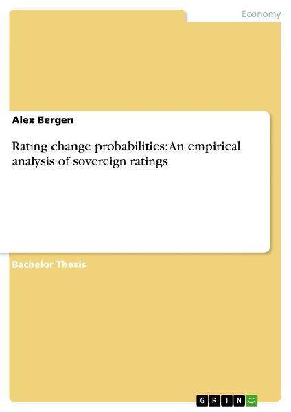 Rating change probabilities: An empirical analysis of sovereig...