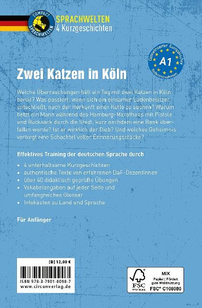 Zwei Katzen in Köln