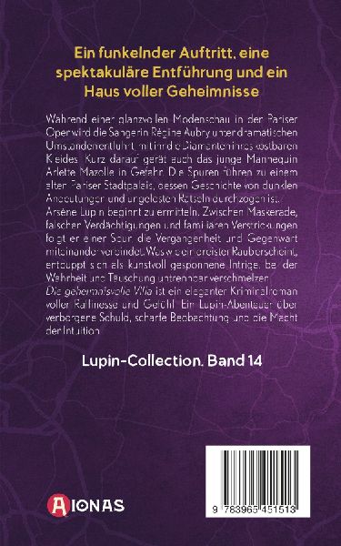 Arsène Lupin und die geheimnisvolle Villa. Kriminalroman