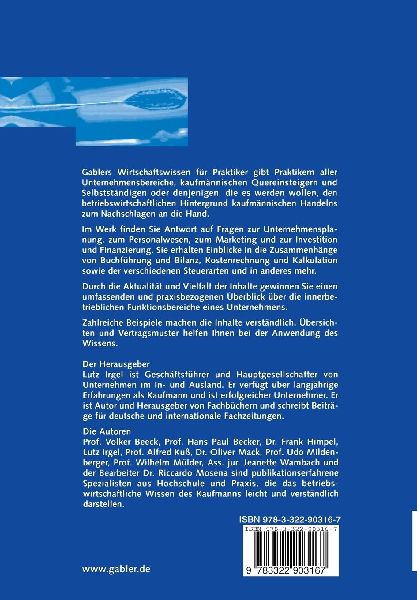 Gablers Wirtschaftswissen für Praktiker