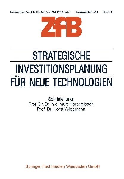 Strategische Investitionsplanung für neue Technologien