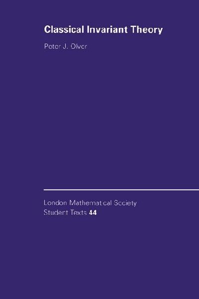 Classical Invariant Theory