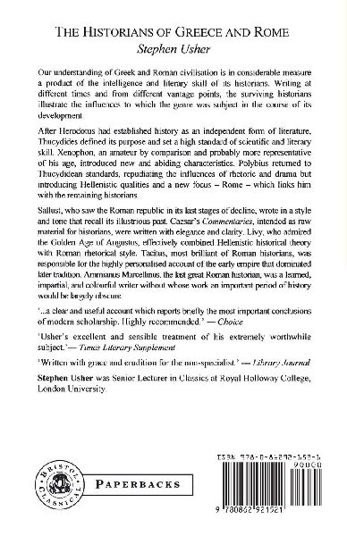 The Historians of Greece and Rome