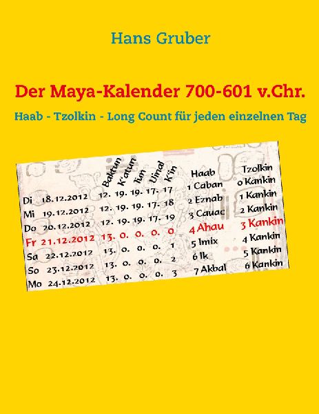 Der Maya-Kalender 700-601 v.Chr.