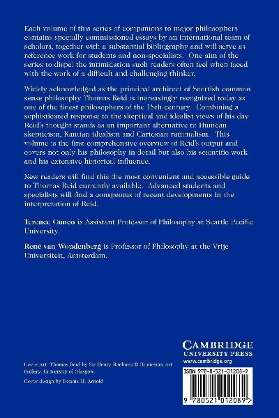 The Cambridge Companion to Thomas Reid