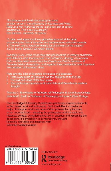 Routledge Philosophy GuideBook to Plato and the Trial of Socrates