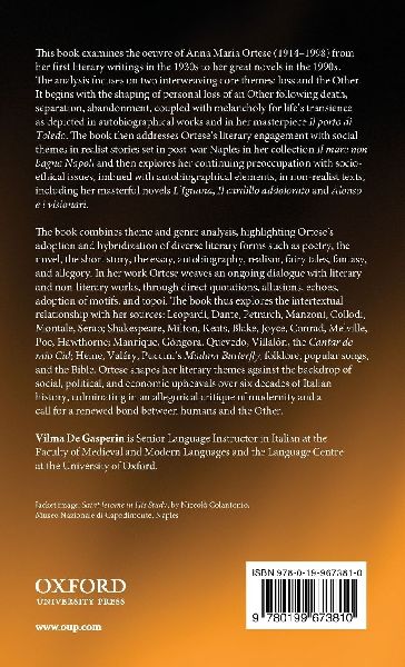 Loss and the Other in  the Visionary Work of Anna Maria Ortese