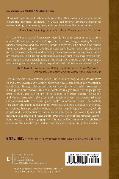 Urban Renewal and Resistance