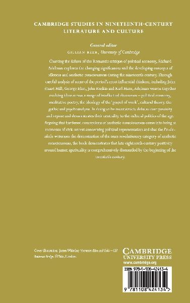 Idleness and Aesthetic Consciousness, 1815-1900