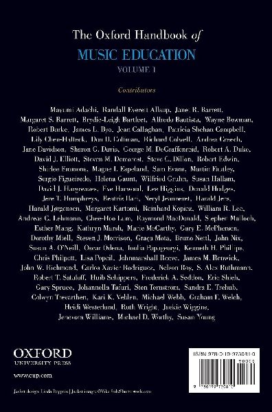 Oxford Handbook of Music Education, Volume 1