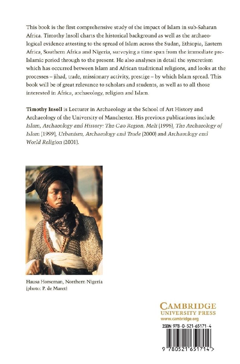 The Archaeology of Islam in Sub-Saharan Africa