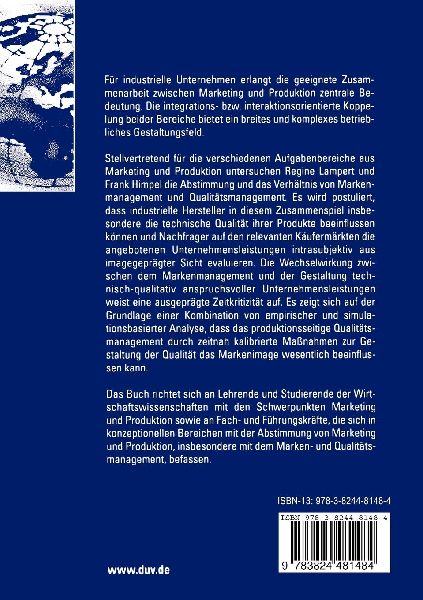 Markenmanagement und Qualitätsmanagement