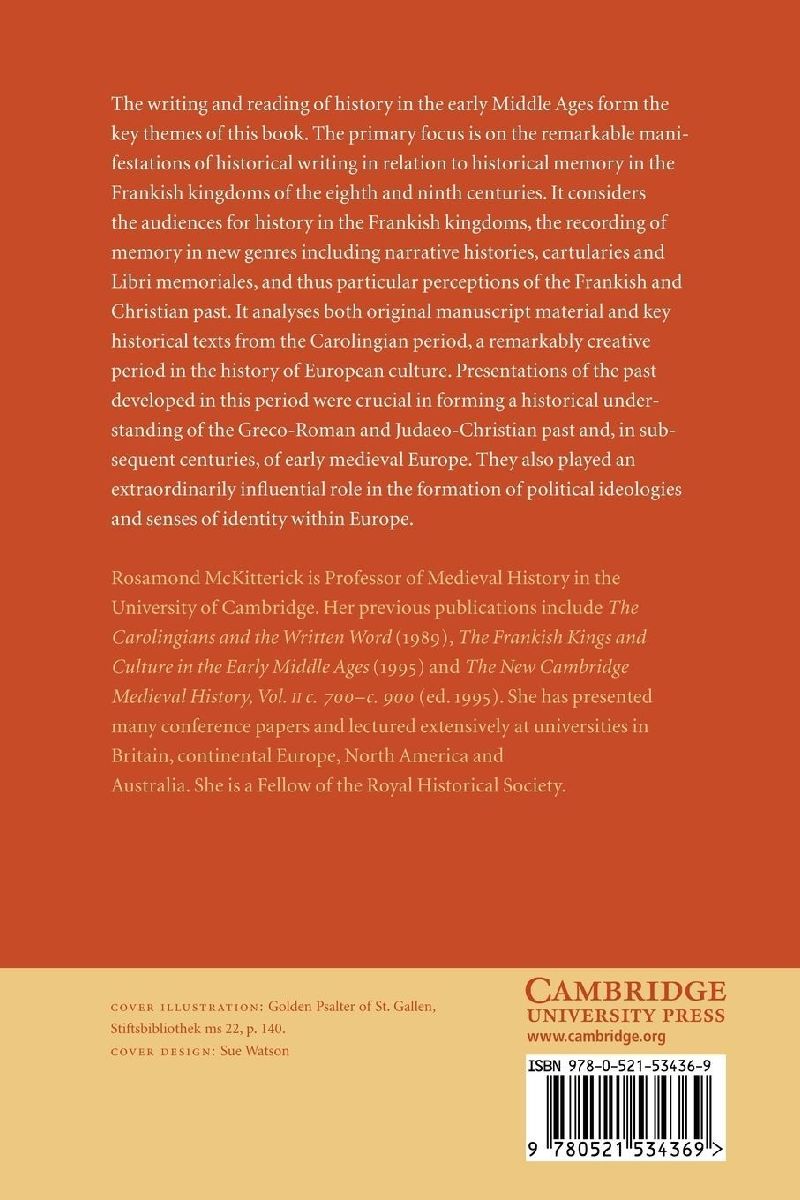 History and Memory in the Carolingian World
