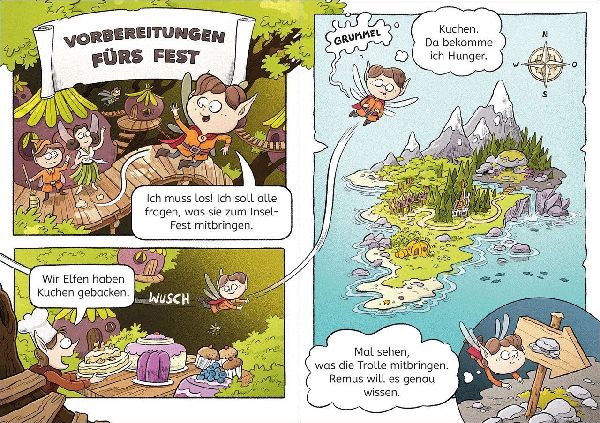 Leselöwen Comics 1. Klasse - Drachen-Alarm auf der magischen Insel