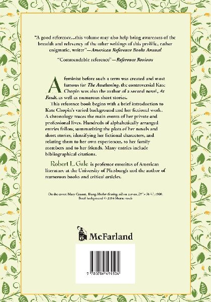 Characters and Plots in the Fiction of Kate Chopin